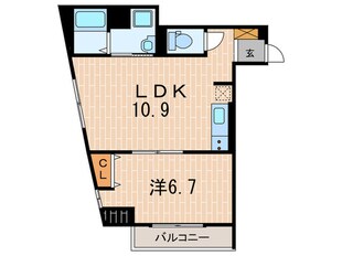 Myu（ミュー）ステージ大久保の物件間取画像